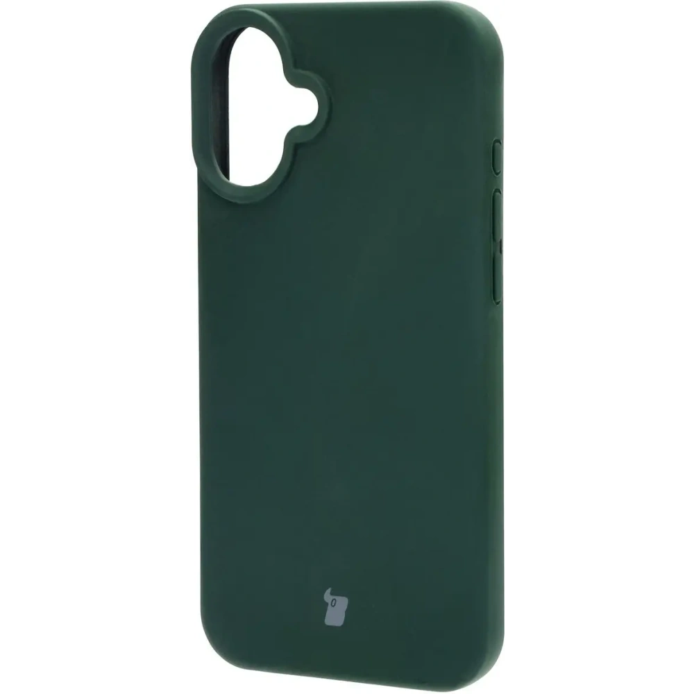 Silikonowe etui Bizon Soft Case do Apple iPhone 16 Plus ciemnozielone