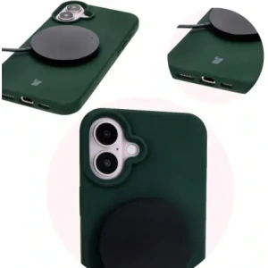 Kup Bizon Soft Case Apple iPhone 16 Plus verde închis - BIZ6391 - {ean13} - Sklep Home Screen