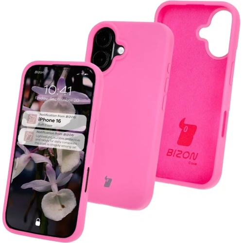 Kup Bizon Soft Case Apple iPhone 16 fukszia - BIZ6392 - {ean13} - Sklep Home Screen