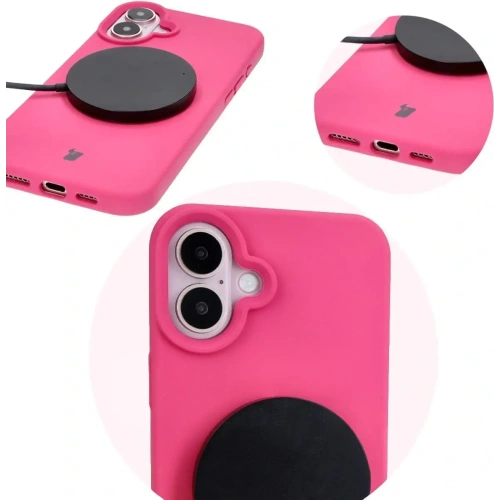 Kup Bizon Soft Case Apple iPhone 16 fuchsia - BIZ6392 - {ean13} - Sklep Home Screen