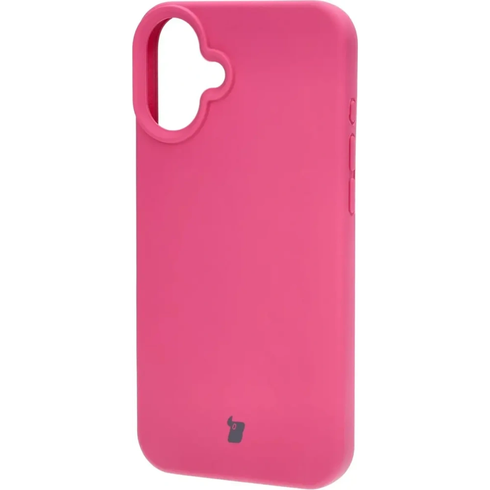 Silikonowe etui Bizon Soft Case do Apple iPhone 16 Plus fuksja