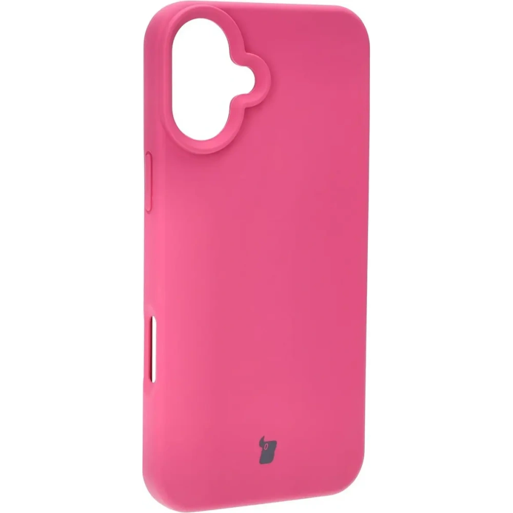 Silikonowe etui Bizon Soft Case do Apple iPhone 16 Plus fuksja