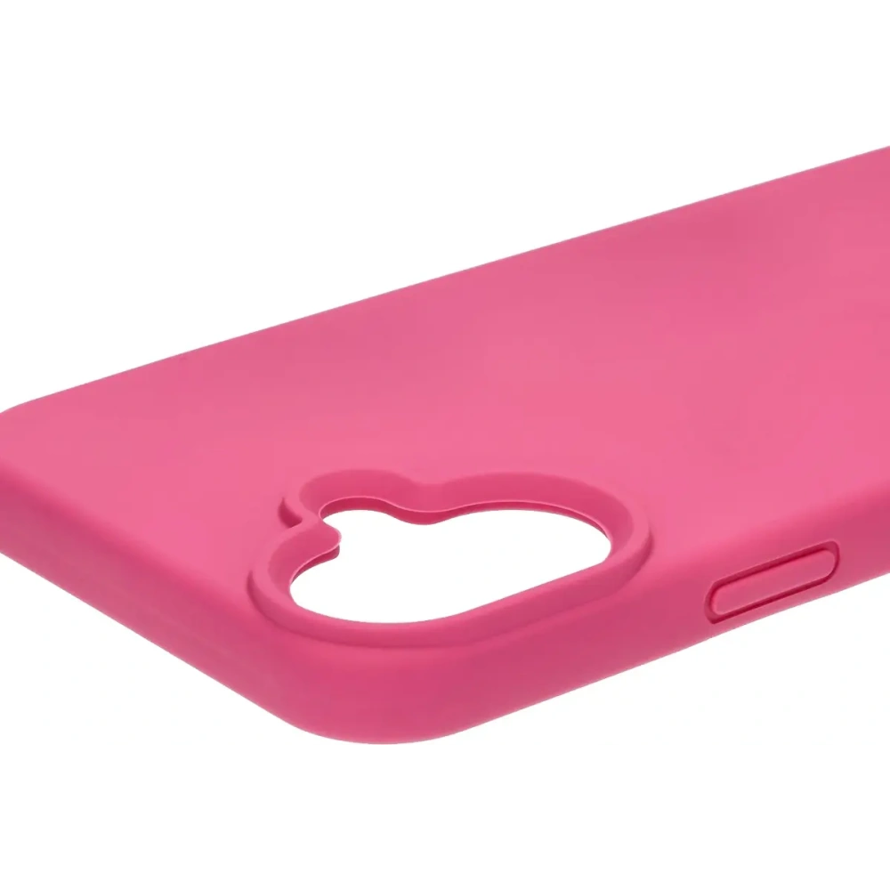 Silikonowe etui Bizon Soft Case do Apple iPhone 16 Plus fuksja