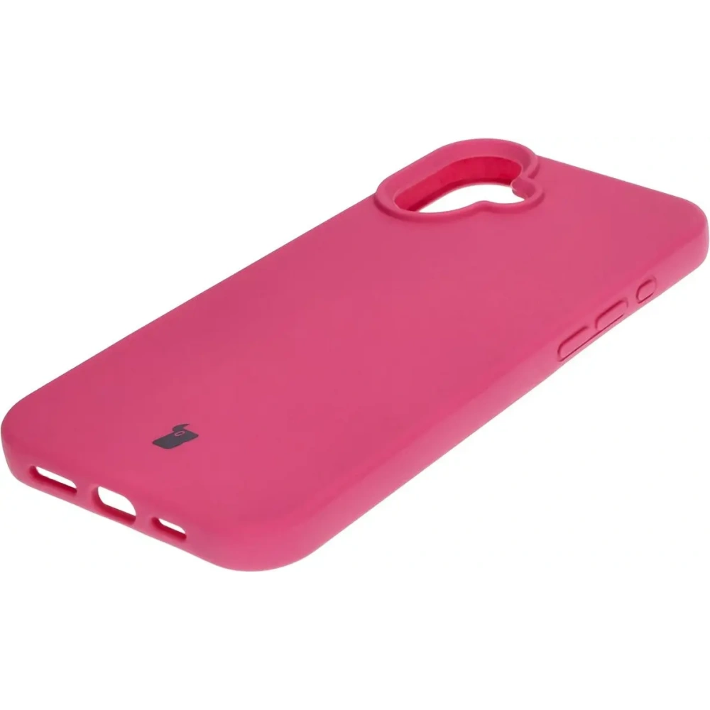 Silikonowe etui Bizon Soft Case do Apple iPhone 16 Plus fuksja