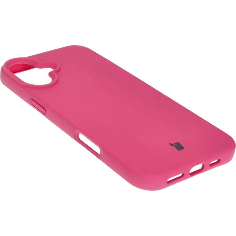 Silikonowe etui Bizon Soft Case do Apple iPhone 16 Plus fuksja