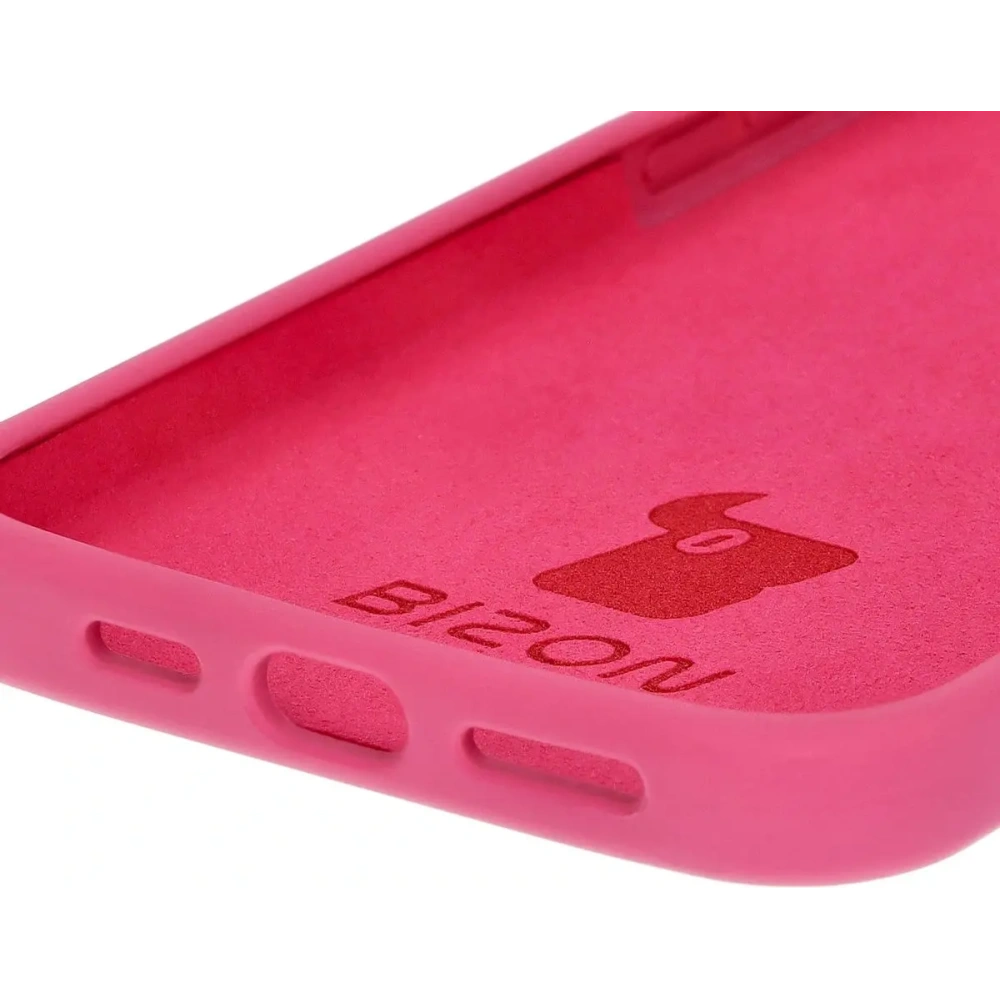 Silikonowe etui Bizon Soft Case do Apple iPhone 16 Plus fuksja