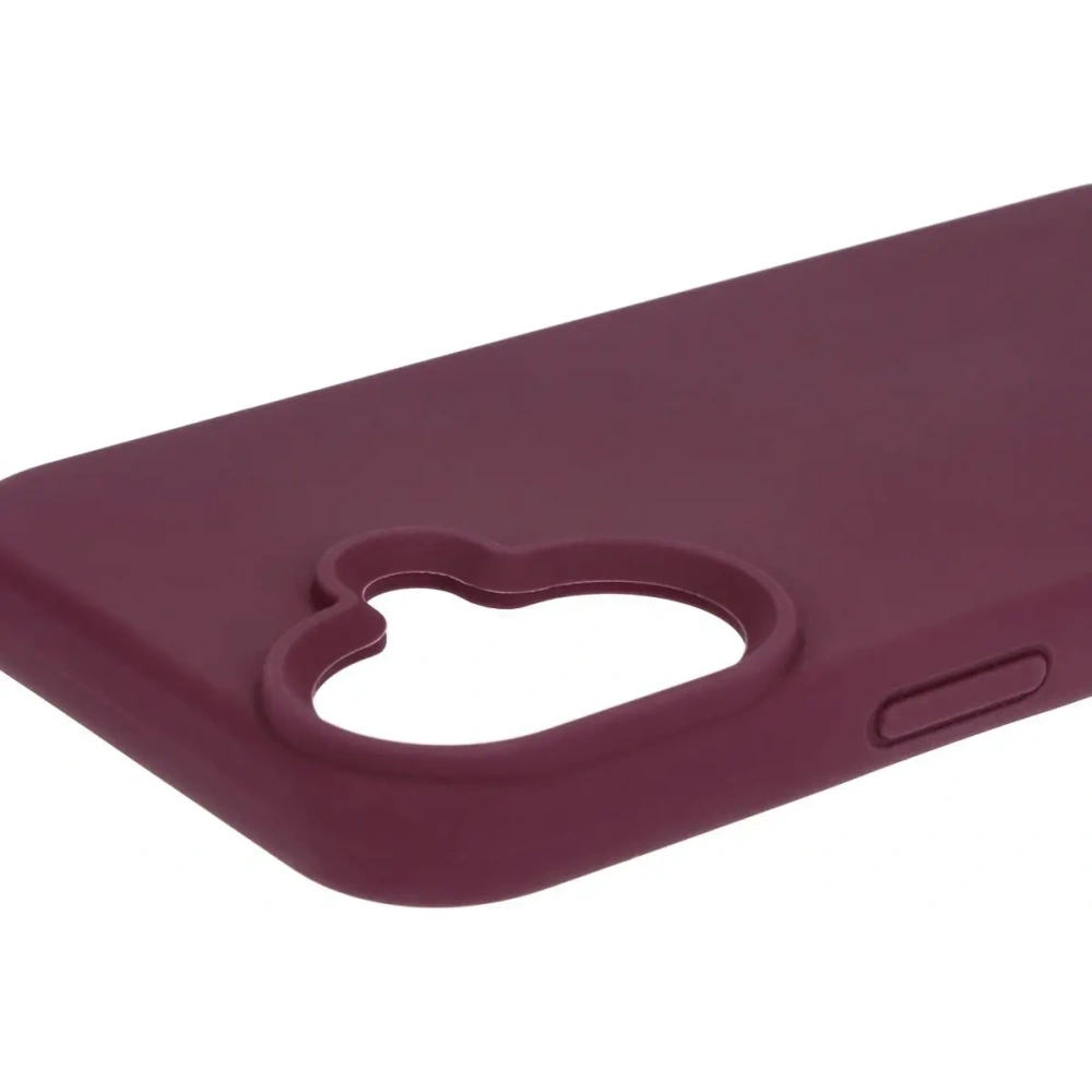 Silikonowe etui Bizon Soft Case do Apple iPhone 16 ciemnofioletowe
