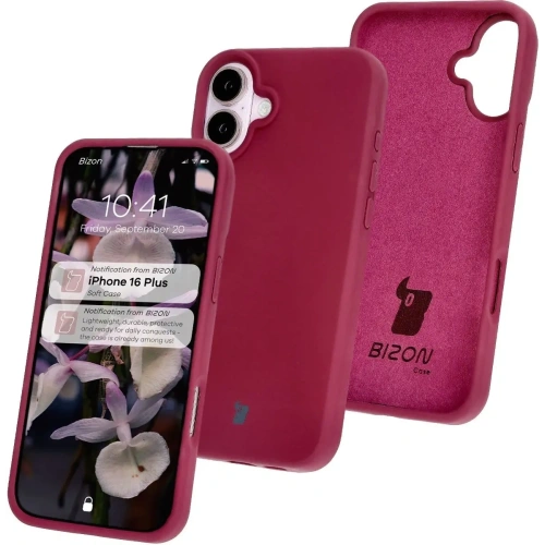 Kup Bizon Soft Case Apple iPhone 16 Plus violet închis - BIZ6395 - {ean13} - Sklep Home Screen