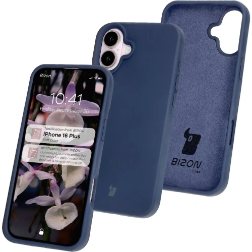 Kup Silikonové pouzdro Bizon Soft Case pro Apple iPhone 16 Plus tmavě modré - BIZ6397 - {ean13} - Sklep Home Screen