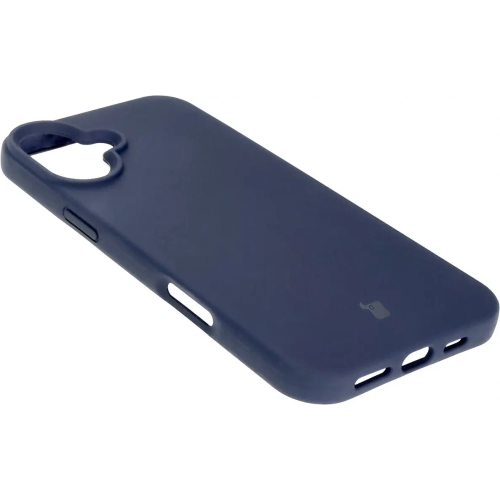 Silikonowe etui Bizon Soft Case do Apple iPhone 16 Plus ciemnoniebieskie