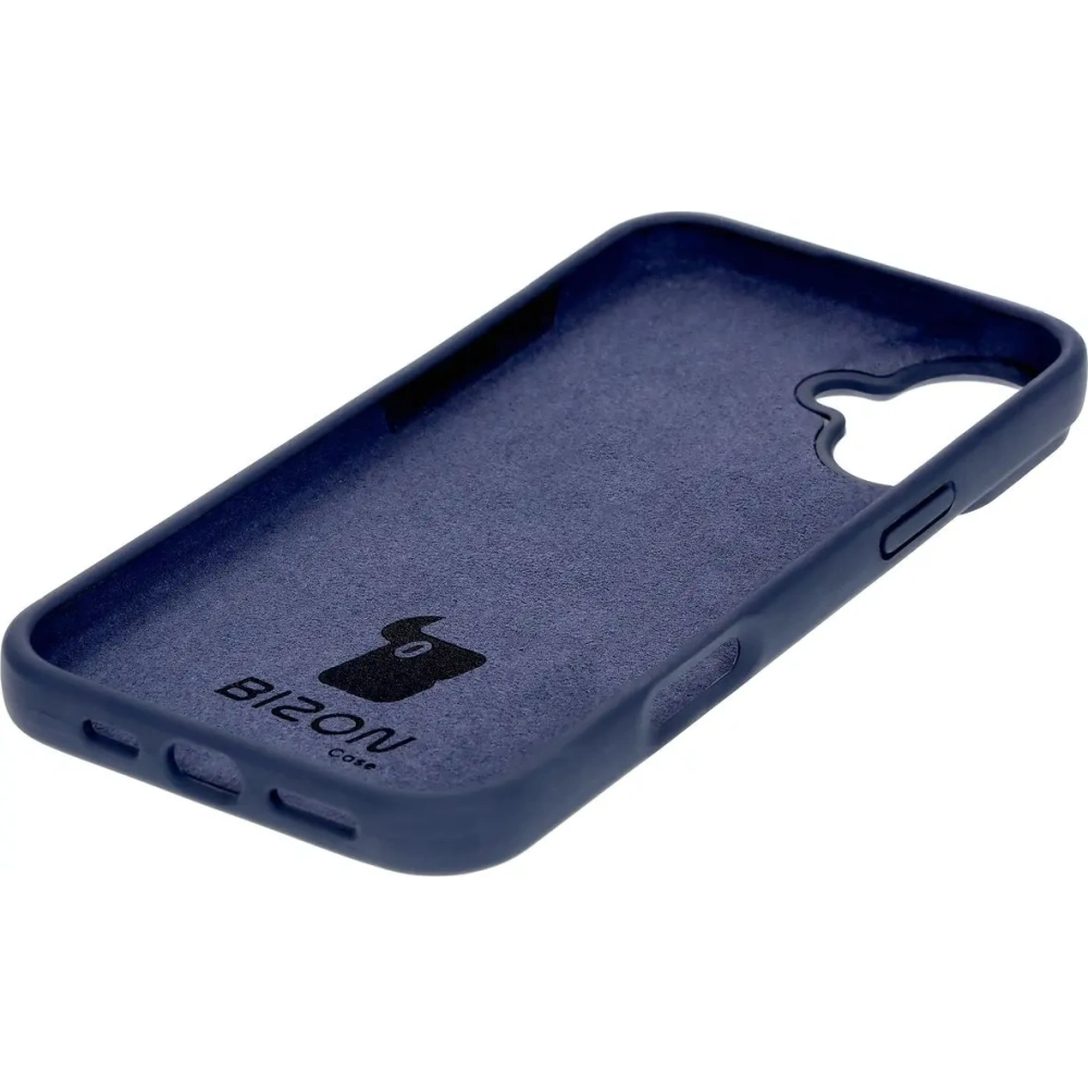 Silikonowe etui Bizon Soft Case do Apple iPhone 16 Plus ciemnoniebieskie