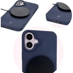 Kup Bizon Soft Case Apple iPhone 16 Plus albastru închis - BIZ6397 - {ean13} - Sklep Home Screen