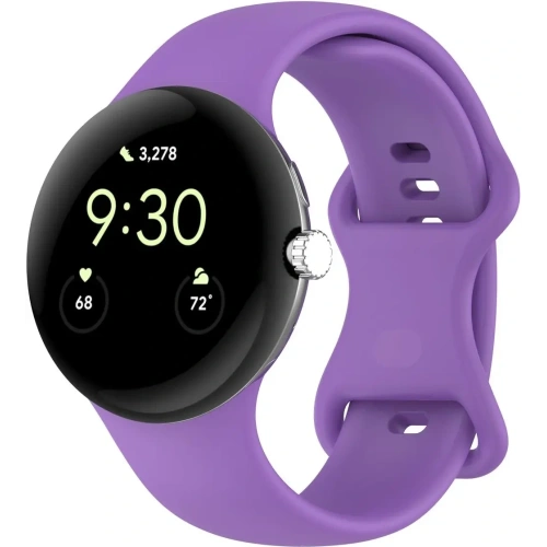 Kup Bizon szíj óra szilikon Google Pixel Óra 3/Óra 2/Óra 1 41mm lila - BIZ6398 - {ean13} - Sklep Home Screen