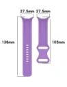 Kup Bizon Strap Uhr Silikon Google Pixel Uhr 3/Uhr 2/Uhr 1 41mm lila - BIZ6398 - {ean13} - Sklep Home Screen