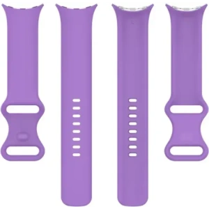 Bizon Strap Watch Silicone Google Pixel Watch 3/Watch 2/Watch 1 41mm purple