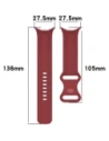 Kup Bizon Strap Watch Silicone Google Pixel Uhr 3/Uhr 2/Uhr 1 41mm karminrot - BIZ6399 - {ean13} - Sklep Home Screen