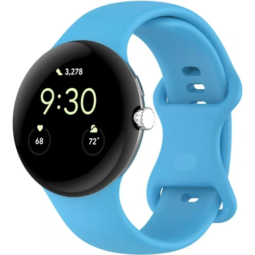 Kup Bizon Armband Uhr Silikon Google Pixel Uhr 3/Uhr 2/Uhr 1 41mm blau - BIZ6400 - {ean13} - Sklep Home Screen