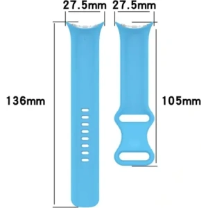 Kup Silikonowy pasek Bizon Strap Watch Silicone do Google Pixel Watch 3/Watch 2/Watch 1 41mm niebieski - BIZ6400 - {ean13} - Sklep Home Screen