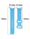 Kup Bizon Armband Uhr Silikon Google Pixel Uhr 3/Uhr 2/Uhr 1 41mm blau - BIZ6400 - {ean13} - Sklep Home Screen
