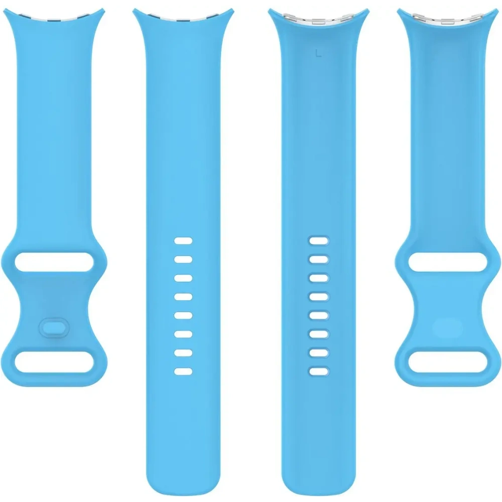 Silikonowy pasek Bizon Strap Watch Silicone do Google Pixel Watch 3/Watch 2/Watch 1 41mm niebieski