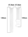 Kup Silikonový pásek Bizon Strap Watch Silicone do Google Pixel Watch 3/Watch 2/Watch 1 41mm bílý - BIZ6401 - {ean13} - Sklep Home Screen
