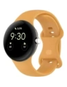 Bizon Szíj Óra Szilikon Google Pixel Óra 3/Óra 2/Óra 1 41mm sárga