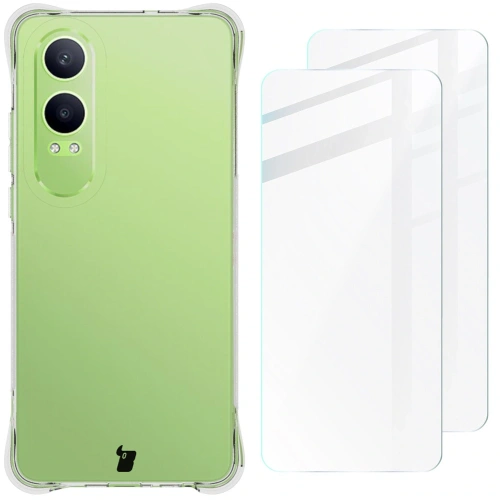 Buy Bizon Case Clear Pack case + 2x screen glass OnePlus Nord CE4 Lite 5G clear - BIZ6403 - {ean13} - Home Screen Store Europe