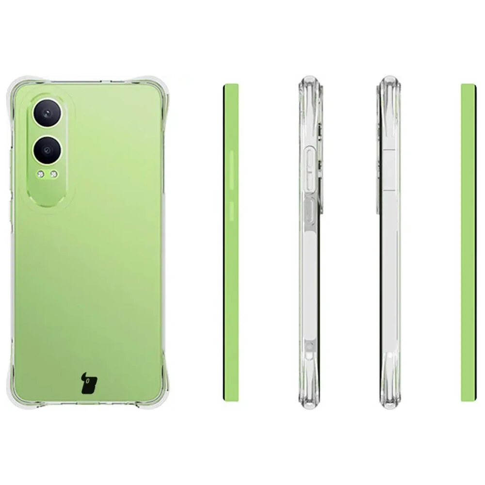 Etui + 2x szkło na ekran Bizon Case Clear Pack do OnePlus Nord CE4 Lite 5G przezroczyste