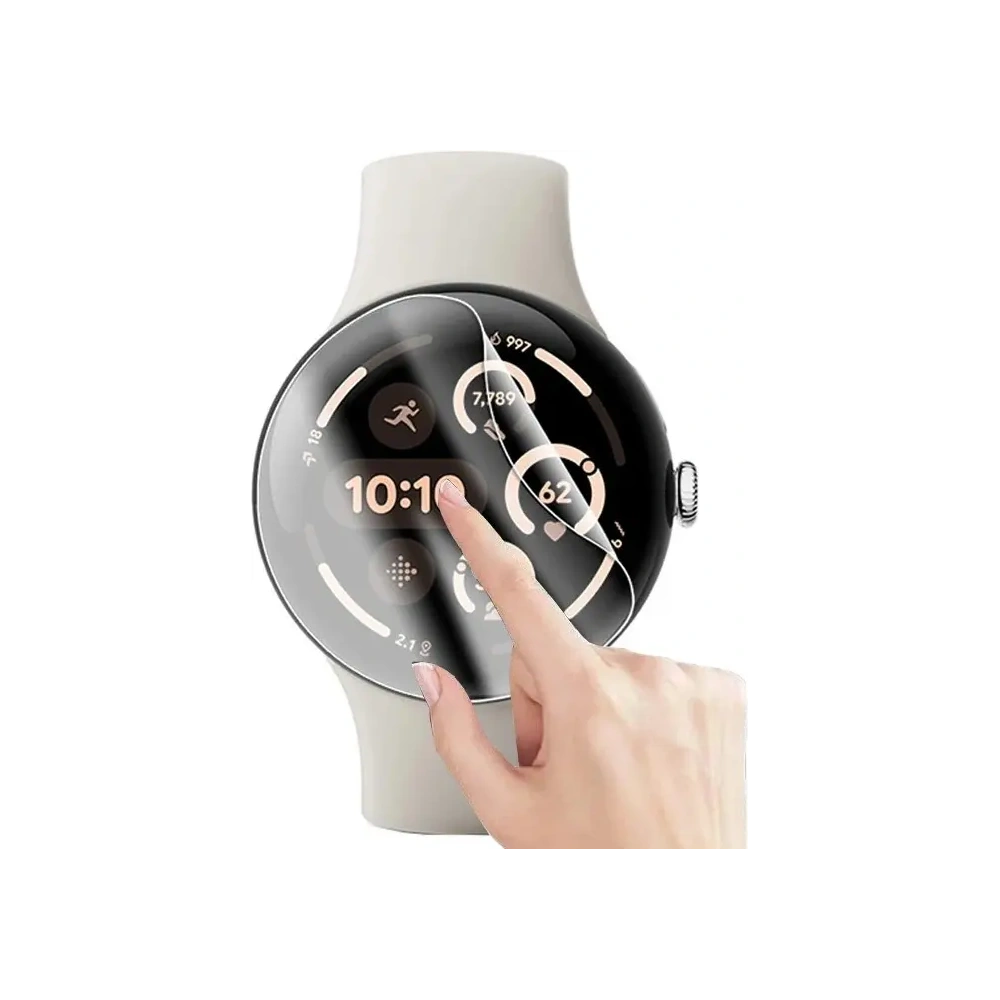 Folia hydrożelowa na ekran Bizon Glass Watch Hydrogel do Google Pixel Watch 3 45 mm [2 PACK]