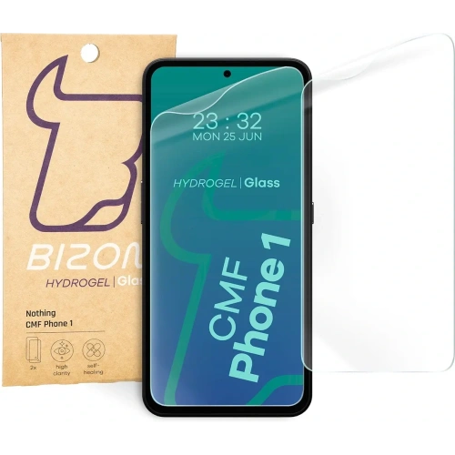 Buy Bizon Glass Hydrogel Front Nothing CMF Phone 1 [2 PACK] - BIZ6408 - {ean13} - Home Screen Store Europe