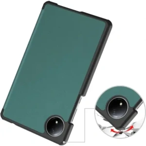 Kup Etui z klapką Bizon Case Tab Croc do Xiaomi Redmi Pad SE 8.7 ciemnozielone - BIZ6410 - {ean13} - Sklep Home Screen