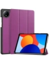 Etui z klapką Bizon Case Tab Croc do Xiaomi Redmi Pad SE 8.7 tmavě fialové