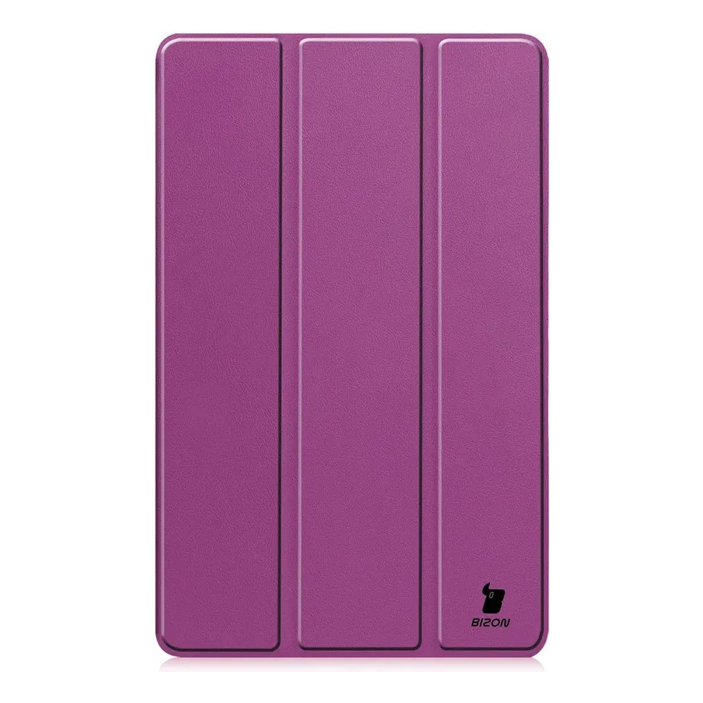 Etui z klapką Bizon Case Tab Croc do Xiaomi Redmi Pad SE 8.7 ciemnofioletowe