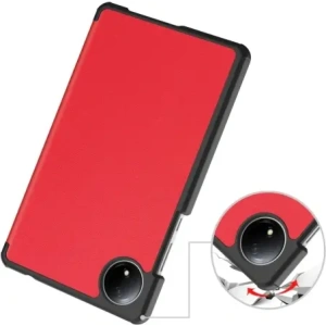 Kup Etui z klapką Bizon Case Tab Croc do Xiaomi Redmi Pad SE 8.7 czerwone - BIZ6414 - {ean13} - Sklep Home Screen