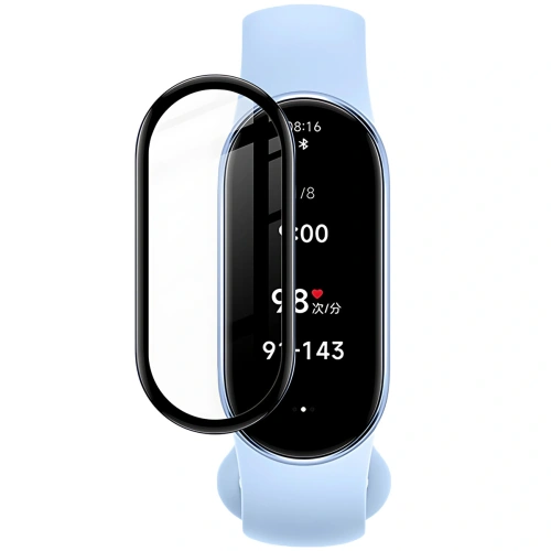 Kup Szkło hybrydowe Bizon Glass Watch Edge Hybrid do Xiaomi Smart Band 9 / 9 NFC czarne - BIZ6416 - {ean13} - Sklep Home Screen