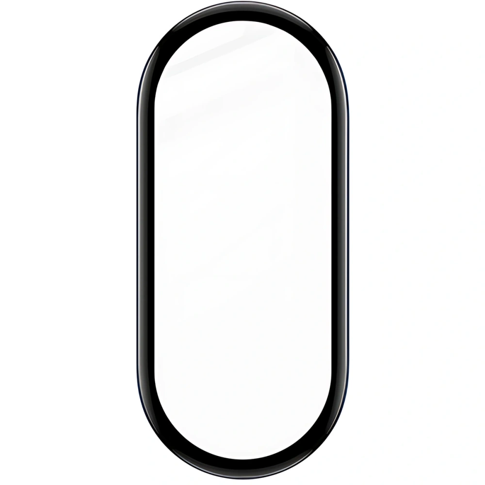 Szkło hybrydowe Bizon Glass Watch Edge Hybrid do Xiaomi Smart Band 9 / 9 NFC czarne