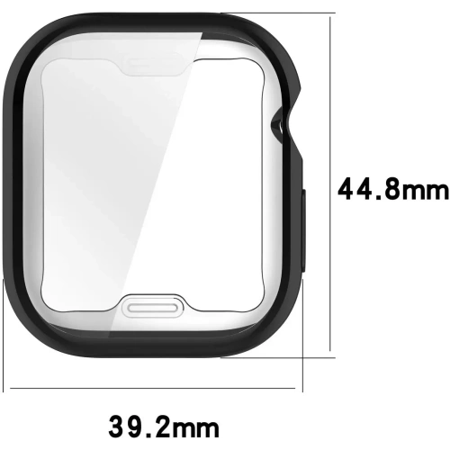 Kup Etui z osłoną ekranu Bizon Case Watch Felipe do Apple Watch 10 (42mm) czarne - BIZ6419 - {ean13} - Sklep Home Screen
