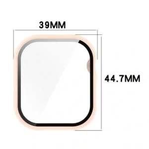 Kup Etui ze szkłem do zegarka Bizon Case+Glass Watch do Apple Watch 10 42mm różowe - BIZ6423 - {ean13} - Sklep Home Screen