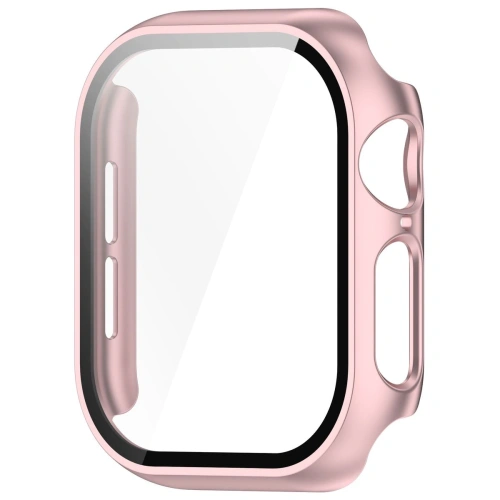 Kup Etui ze szkłem do zegarka Bizon Case+Glass Watch do Apple Watch 10 42mm jasnoróżowe - BIZ6424 - {ean13} - Sklep Home Screen