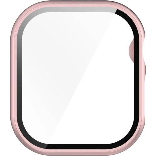 Kup Etui ze szkłem do zegarka Bizon Case+Glass Watch do Apple Watch 10 42mm jasnoróżowe - BIZ6424 - {ean13} - Sklep Home Screen