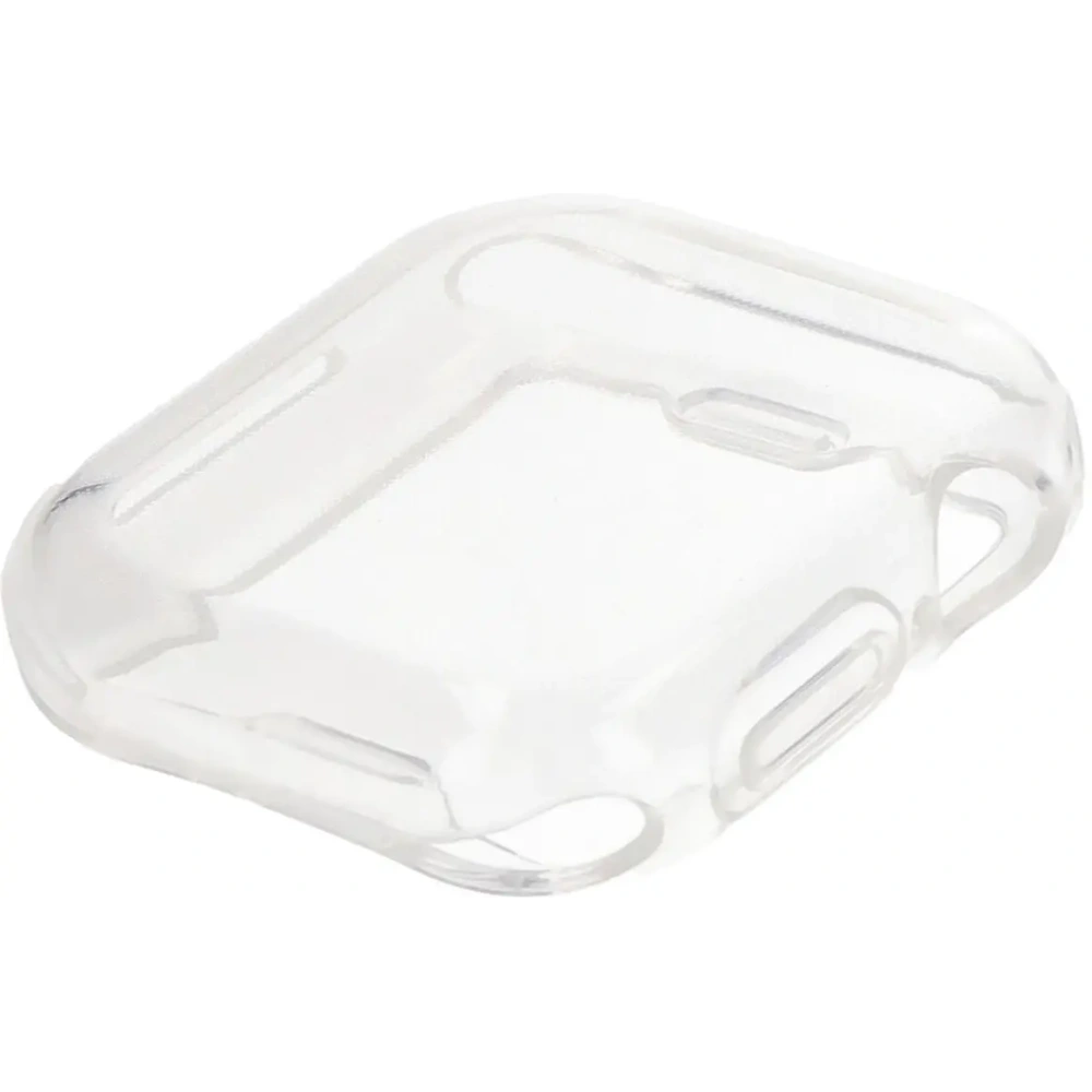 Etui z osłoną ekranu Bizon Case Watch Felipe do Apple Watch 10 / 11 42mm przezroczyste