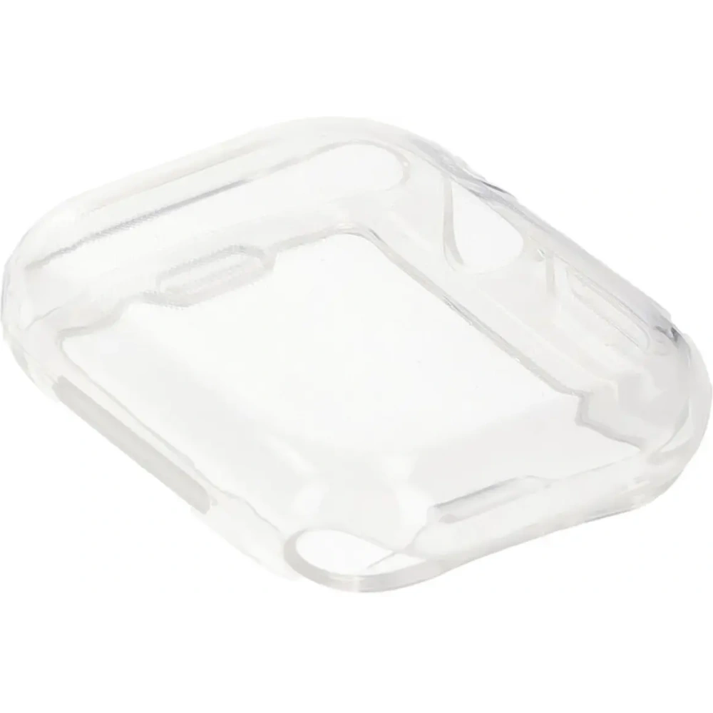 Etui z osłoną ekranu Bizon Case Watch Felipe do Apple Watch 10 / 11 42mm przezroczyste