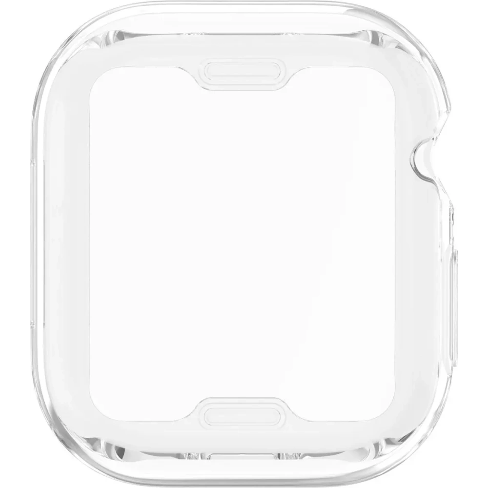 Etui z osłoną ekranu Bizon Case Watch Felipe do Apple Watch 10 / 11 42mm przezroczyste