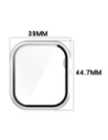 Kup Etui ze szkłem do zegarka Bizon Case+Glass Watch do Apple Watch 10 42mm srebrne - BIZ6426 - {ean13} - Sklep Home Screen