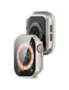 Bizon Case+Glass Ceas Apple Watch 10 42mm șampanie