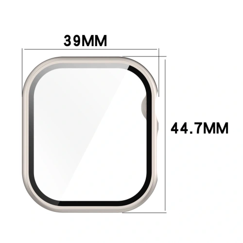 Kup Etui ze skla na hodinky Bizon Case+Glass Watch do Apple Watch 10 42mm šampaňské - BIZ6427 - {ean13} - Sklep Home Screen