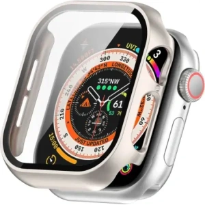 Kup Etui ze szkłem do zegarka Bizon Case+Glass Watch do Apple Watch 10 42mm szampańskie - BIZ6427 - {ean13} - Sklep Home Screen