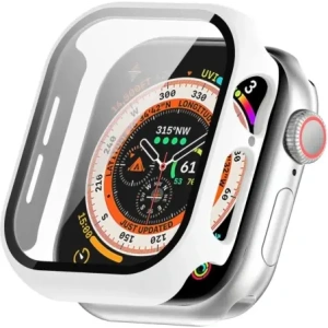 Kup Etui ze szkłem do zegarka Bizon Case+Glass Watch do Apple Watch 10 42mm białe - BIZ6428 - {ean13} - Sklep Home Screen