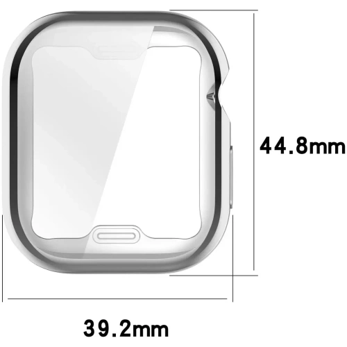 Kup Etui Bizon Case Watch Felipe do Apple Watch 10 (42mm) srebrne - BIZ6429 - {ean13} - Sklep Home Screen