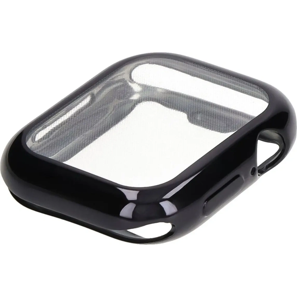 Etui z osłoną ekranu Bizon Case Watch Felipe do Apple Watch 10 / 11 46mm czarne